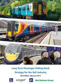 Long Term Passenger Rolling Stock Strategy for the Rail Industry - Third Edition, February 2015
