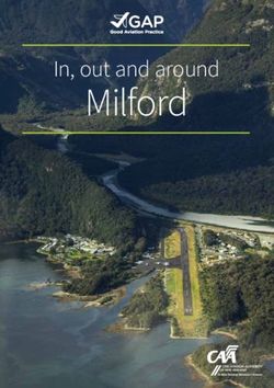 Milford In, out and around - Civil Aviation Authority of New ...