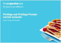 Privilege and Privilege Premier current accounts - How to enjoy the benefits 210mm - The Co-operative ...