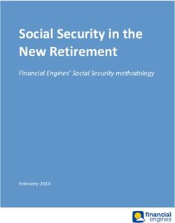 Social Security in the New Retirement - Financial Engines' Social Security methodology February 2014