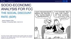 SOCIO-ECONOMIC ANALYSIS FOR FCC - THE SOCIAL DISCOUNT RATE (SDR) - CERN Indico