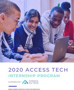 2020 ACCESS TECH INTERNSHIP PROGRAM - POWERED BY: America On Tech