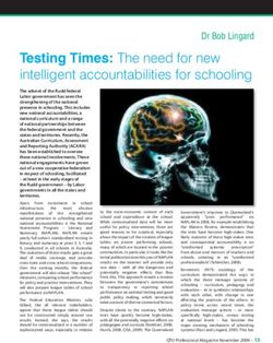 Testing Times: The need for new intelligent accountabilities for schooling