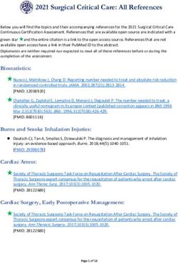 2021 Surgical Critical Care: All References - American Board ...