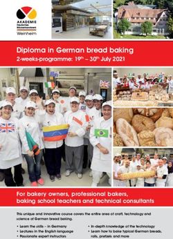 Diploma in German bread baking - 2-weeks-programme: 19th - 30th July 2021 - Akademie Weinheim