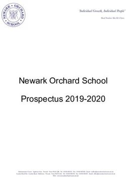 Newark Orchard School Prospectus 2019-2020 - "Individual Growth, Individual People"