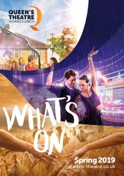 Spring 2019 queens-theatre.co.uk - Queen's Theatre Hornchurch