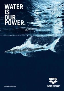 WATER IS OUR POWER - arenawaterinstinct.com
