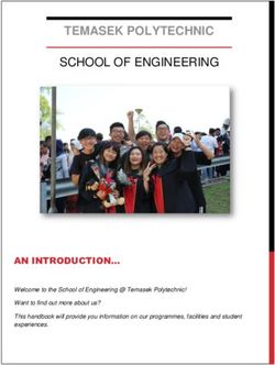TEMASEK POLYTECHNIC SCHOOL OF ENGINEERING - AN