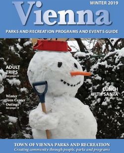 LUNCH WITH SANTA See page 14 - WINTER 2019 - ADULT TRIPS