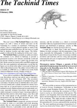 The Tachinid Times ISSUE 19 - February 2006 - Gerlind UC Lehmann