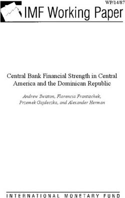 Central Bank Financial Strength in Central America and the Dominican Republic - WP/14/87