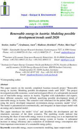 Renewable energy in Austria: Modeling possible - IIOA!