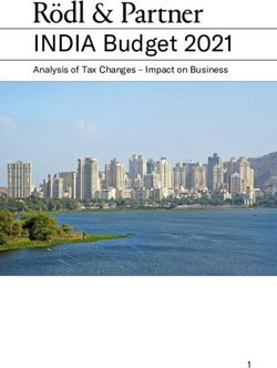 INDIA Budget 2021 Analysis of Tax Changes - Impact on Business - Rödl & Partner