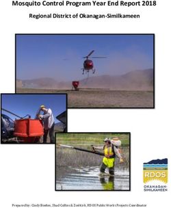 Mosquito Control Program Year End Report 2018 - Regional District of Okanagan-Similkameen - rdosmaps.bc.ca