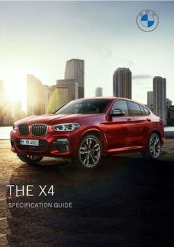 THE X4 SPECIFICATION GUIDE - BMW.com