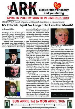 It's Official: April No Longer the Cruellest Month! - The Limerick Writers' Centre