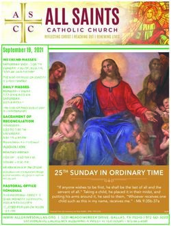 September 19, 2021 - Parishes Online