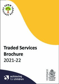 Traded Services Brochure 2021-22 - Royal Borough of ...