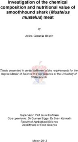 Investigation of the chemical composition and nutritional value of - Core