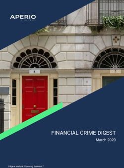 FINANCIAL CRIME DIGEST - March 2020 Diligent analysis. Powering business - Aperio Intelligence