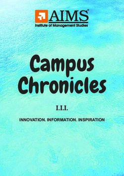 Campus Chronicles I.I.I - INNOVATION. INFORMATION. INSPIRATION - AIMS Institute of Management Studies