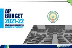 AP BUDGET 2021-22 FINANCE DEPARTMENT - GOVT. OF ANDHRA PRADESH - AP-FINANCE