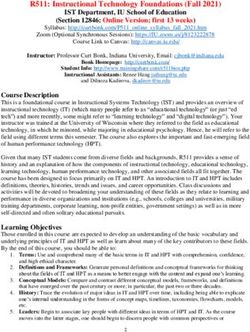 R511: Instructional Technology Foundations (Fall 2021)