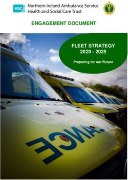 ENGAGEMENT DOCUMENT FLEET STRATEGY 2020 - 2025 Preparing for our Future - Northern ...