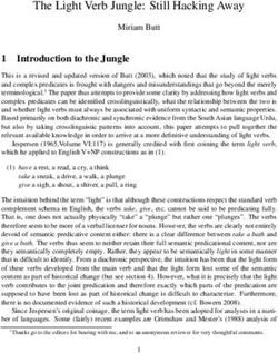 The Light Verb Jungle: Still Hacking Away