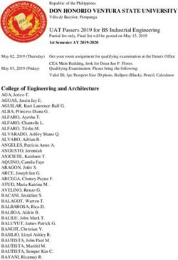 DON HONORIO VENTURA STATE UNIVERSITY - Villa de Bacolor, Pampanga