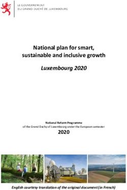 National plan for smart, sustainable and inclusive growth - Luxembourg 2020 2020