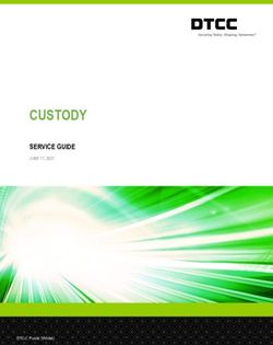 CUSTODY SERVICE GUIDE - JUNE 17, 2021 - DTCC