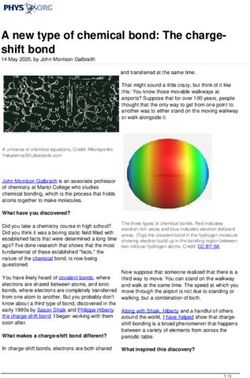 A new type of chemical bond: The chargeshift bond - Phys.org