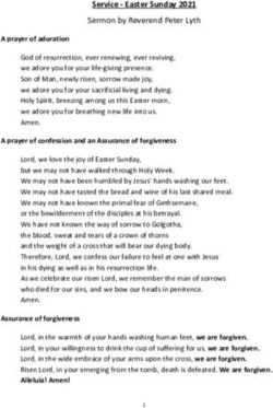 Service - Easter Sunday 2021 Sermon by Reverend Peter Lyth - Ainsdale ...