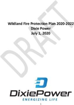 Wildland Fire Protection Plan 2020-2022 Dixie Power July 1, 2020