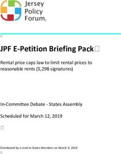 JPF E- Petition Briefing Pack - Rental price caps law to limit rental prices to reasonable rents (5,298 signatures) In- Committee Debate ...