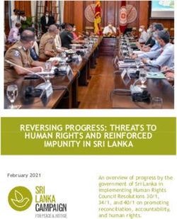 REVERSING PROGRESS: THREATS TO HUMAN RIGHTS AND REINFORCED IMPUNITY IN SRI LANKA