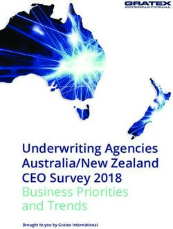 Underwriting Agencies Australia/New Zealand CEO Survey 2018 Business Priorities and Trends - Brought to you by Gratex International