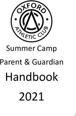 Handbook Parent & Guardian 2021 - Oxford Athletic Club