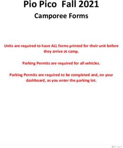 Pio Pico Fall 2021 Camporee Forms - Greater Los Angeles Area Council