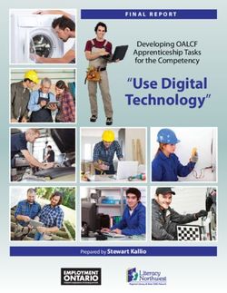 "Use Digital Technology" - Developing OALCF Apprenticeship Tasks for the Competency - Northern Literacy