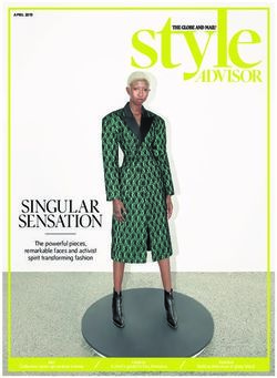 SINGULAR SENSATION The powerful pieces, remarkable faces and activist spirit transforming fashion - The Globe and Mail