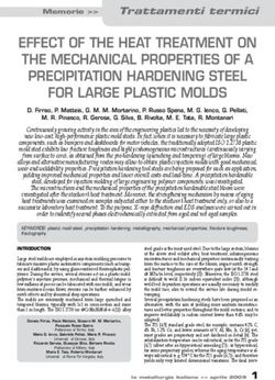 EFFECT OF THE HEAT TREATMENT ON THE MECHANICAL PROPERTIES OF A PRECIPITATION HARDENING STEEL FOR LARGE PLASTIC MOLDS
