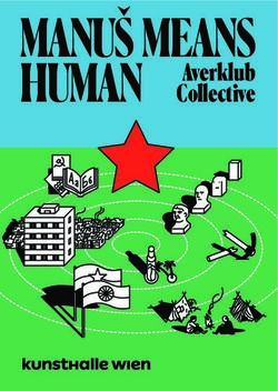 MANU&Scaron; MEANS HUMAN Averklub - Collective - Kunsthalle Wien