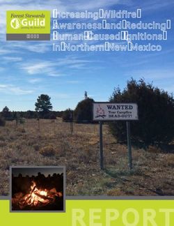 Increasing Wildfire Awareness and Reducing Human-Caused Ignitions in Northern New Mexico - March 2018