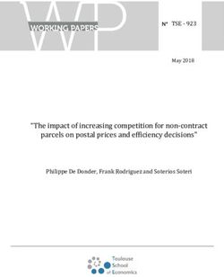 Parcels on postal prices and efficiency decisions" - Philippe De Donder, Frank Rodriguez and Soterios Soteri - TSE 923