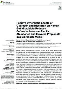 Positive Synergistic Effects of Quercetin and Rice Bran on Human Gut Microbiota Reduces Enterobacteriaceae Family Abundance and Elevates ...