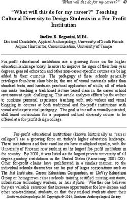 "What will this do for my career?" Teaching