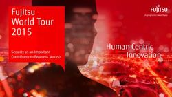 World Tour 2015 Fujitsu - Human Centric Innovation - Fujitsu Global